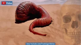 "Dune" auf Erden: Der Mythos vom Mongolischen Todeswurm (Bilder: gemeinfrei / Montage: Fischinger)